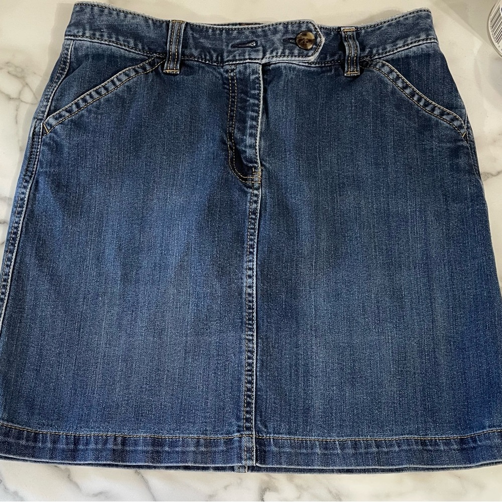 Ann Taylor Blue Casual Skirt